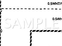 1992 Mitsubishi Precis  1.5 L4 GAS Wiring Diagram