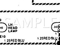1992 Mitsubishi Precis  1.5 L4 GAS Wiring Diagram