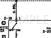 1993 Mitsubishi 3000GT  3.0 V6 GAS Wiring Diagram
