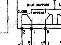 1993 Mitsubishi 3000GT  3.0 V6 GAS Wiring Diagram
