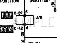 1993 Mitsubishi Galant LS 2.0 L4 GAS Wiring Diagram