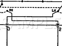 1993 Mitsubishi Galant ES 2.0 L4 GAS Wiring Diagram