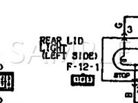 1993 Mitsubishi Galant LS 2.0 L4 GAS Wiring Diagram
