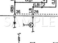 1993 Mitsubishi Galant LS 2.0 L4 GAS Wiring Diagram