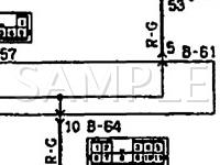 1993 Mitsubishi Mirage S 1.5 L4 GAS Wiring Diagram