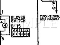 1993 Mitsubishi Mirage LS 1.5 L4 GAS Wiring Diagram