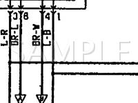 1993 Mitsubishi Mirage ES 1.5 L4 GAS Wiring Diagram