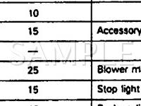 1993 Mitsubishi Montero RS 3.0 V6 GAS Wiring Diagram