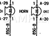 1993 Mitsubishi Montero SR 3.0 V6 GAS Wiring Diagram