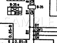 1993 Mitsubishi Mighty MAX  2.4 L4 GAS Wiring Diagram