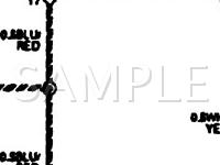 1993 Mitsubishi Precis  1.5 L4 GAS Wiring Diagram