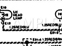 1993 Mitsubishi Precis  1.5 L4 GAS Wiring Diagram