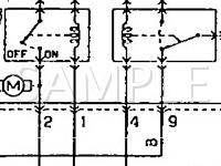 1994 Mitsubishi 3000GT SL 3.0 V6 GAS Wiring Diagram