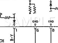 1994 Mitsubishi 3000GT SL 3.0 V6 GAS Wiring Diagram