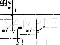 1994 Mitsubishi Diamante ES 3.0 V6 GAS Wiring Diagram