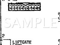 1994 Mitsubishi Expo  2.4 L4 GAS Wiring Diagram