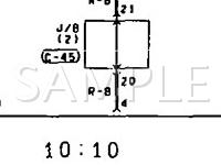 1994 Mitsubishi Galant LS 2.4 L4 GAS Wiring Diagram