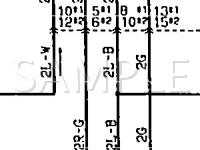 1994 Mitsubishi Mirage S 1.5 L4 GAS Wiring Diagram