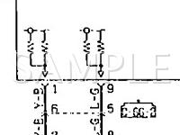 1994 Mitsubishi Montero LS 3.0 V6 GAS Wiring Diagram
