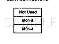 1994 Mitsubishi Precis  1.5 L4 GAS Wiring Diagram