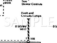 1994 Mitsubishi Precis  1.5 L4 GAS Wiring Diagram