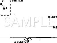 1994 Mitsubishi Precis  1.5 L4 GAS Wiring Diagram