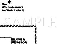 1994 Mitsubishi Precis  1.5 L4 GAS Wiring Diagram