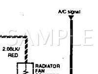 1994 Mitsubishi Precis  1.5 L4 GAS Wiring Diagram