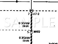 1994 Mitsubishi Precis  1.5 L4 GAS Wiring Diagram