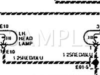 1994 Mitsubishi Precis  1.5 L4 GAS Wiring Diagram