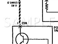 1994 Mitsubishi Precis  1.5 L4 GAS Wiring Diagram