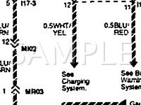 1994 Mitsubishi Precis  1.5 L4 GAS Wiring Diagram