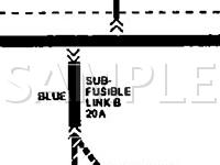 1994 Mitsubishi Precis  1.5 L4 GAS Wiring Diagram