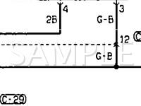 1995 Mitsubishi 3000GT Spyder SL 3.0 V6 GAS Wiring Diagram