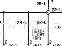 1995 Mitsubishi 3000GT VR-4 3.0 V6 GAS Wiring Diagram