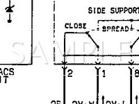1995 Mitsubishi 3000GT Spyder SL 3.0 V6 GAS Wiring Diagram
