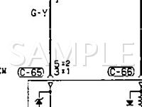 1995 Mitsubishi 3000GT Spyder VR-4 3.0 V6 GAS Wiring Diagram