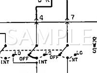 1995 Mitsubishi 3000GT Spyder VR-4 3.0 V6 GAS Wiring Diagram