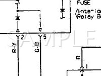 1995 Mitsubishi Diamante ES 3.0 V6 GAS Wiring Diagram