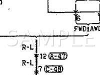1995 Mitsubishi Expo  2.4 L4 GAS Wiring Diagram
