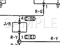1995 Mitsubishi Expo  2.4 L4 GAS Wiring Diagram