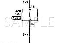 1995 Mitsubishi Galant LS 2.4 L4 GAS Wiring Diagram
