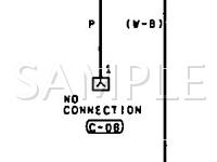 1995 Mitsubishi Galant LS 2.4 L4 GAS Wiring Diagram