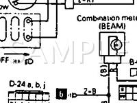 1995 Mitsubishi Mighty MAX SWB 2.4 L4 GAS Wiring Diagram