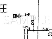 1995 Mitsubishi Mighty MAX SWB 2.4 L4 GAS Wiring Diagram