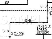 1996 Mitsubishi 3000GT Spyder SL 3.0 V6 GAS Wiring Diagram
