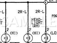 1996 Mitsubishi 3000GT SL 3.0 V6 GAS Wiring Diagram