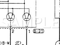 1996 Mitsubishi 3000GT  3.0 V6 GAS Wiring Diagram