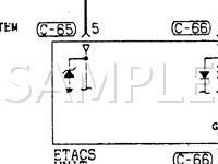 1996 Mitsubishi 3000GT Spyder SL 3.0 V6 GAS Wiring Diagram