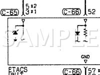 1996 Mitsubishi 3000GT VR-4 3.0 V6 GAS Wiring Diagram